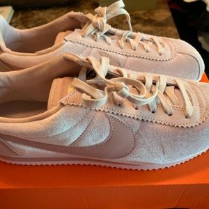 Pink Suede Nike Cortez